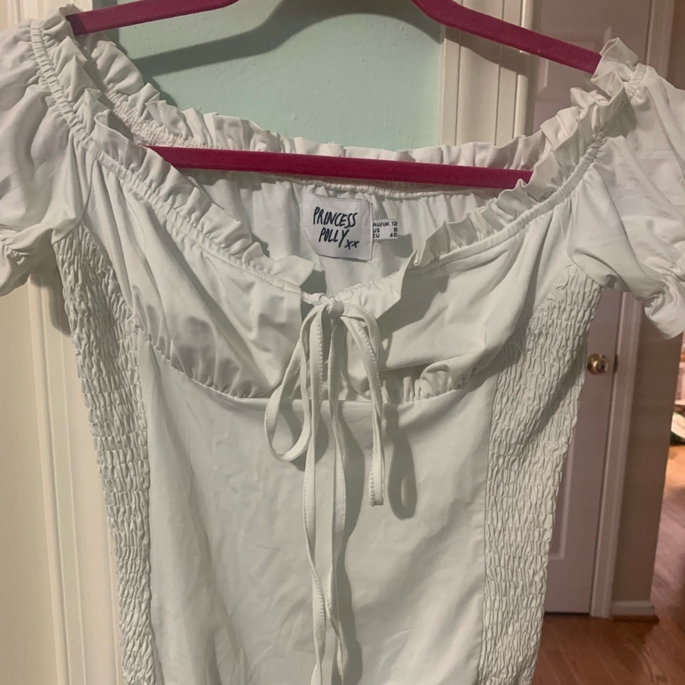 Princess Polly White Chataway Bodysuit